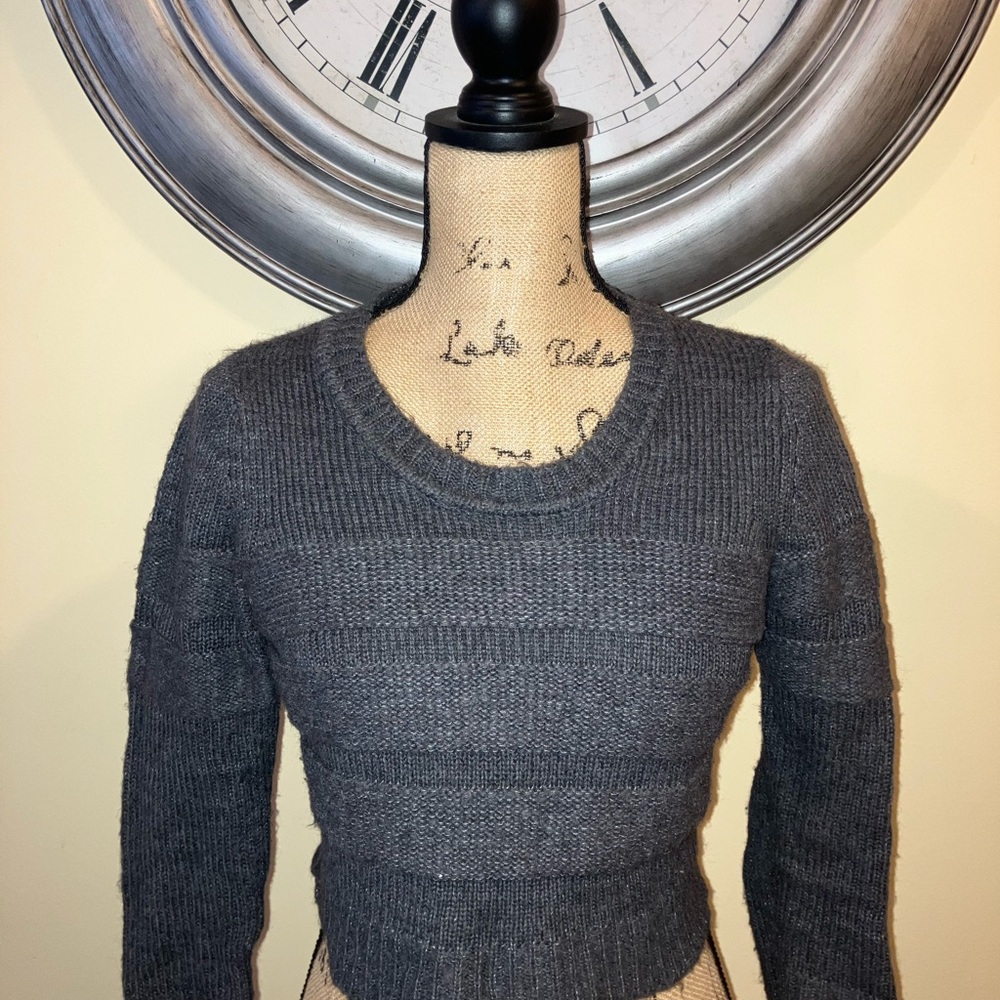 Sweater Project Charcoal Crew Neck Sweater